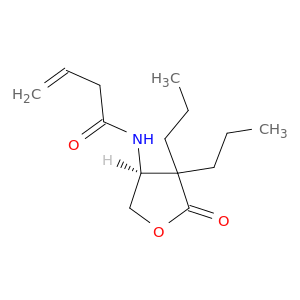 3-Butenamide, N-[(3S)-tetrahydro-5-oxo-4,4-dipropyl-3-furanyl]-