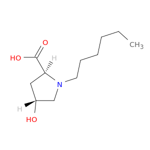 L-Proline, 1-hexyl-4-hydroxy-, trans-
