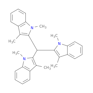 1H-Indole, 2,2',2''-methylidynetris[1,3-dimethyl-