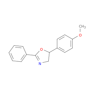 Oxazole, 4,5-dihydro-5-(4-methoxyphenyl)-2-phenyl-