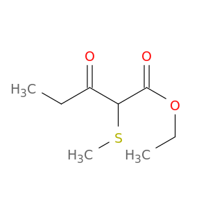 Pentanoic acid, 2-(methylthio)-3-oxo-, ethyl ester