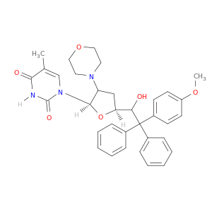 2'-MORPHOLINO-5'-(4-METHOXYTRITYL)-3'-DEOXYTHYMIDINE