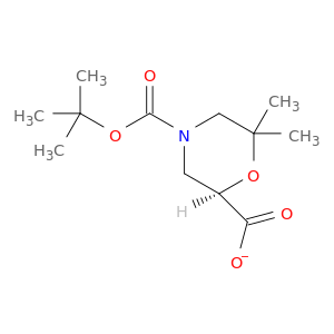 (R)-4-(叔丁氧基羰基)-6,6-二甲基吗啉-2-羧酸