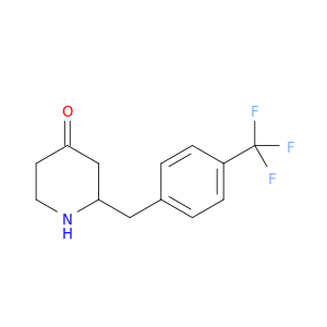 4-Piperidinone, 2-[[4-(trifluoromethyl)phenyl]methyl]-