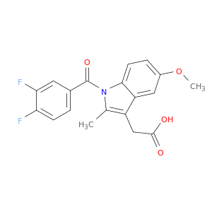 1H-Indole-3-acetic acid, 1-(3,4-difluorobenzoyl)-5-methoxy-2-methyl-