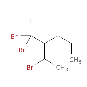 Hexane, 2-bromo-3-(dibromofluoromethyl)-
