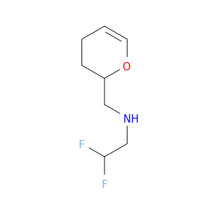 (2,2-difluoroethyl)(3,4-dihydro-2H-pyran-2-ylmethyl)amine