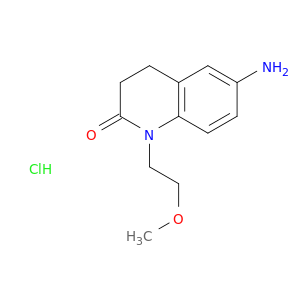 6-Amino-1-(2-methoxyethyl)-1,2,3,4-tetrahydroquinolin-2-one Hydrochloride