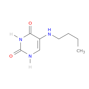 2,4(1H,3H)-Pyrimidinedione, 5-(butylamino)-