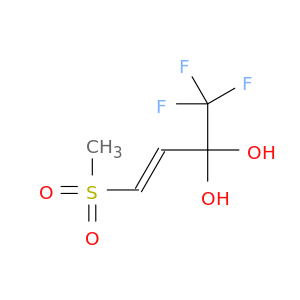 3-Butene-2,2-diol, 1,1,1-trifluoro-4-(methylsulfonyl)-, (3E)-