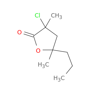 2(3H)-Furanone, 3-chlorodihydro-3,5-dimethyl-5-propyl-