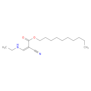 2-Propenoic acid, 2-cyano-3-(ethylamino)-, decyl ester, (Z)-