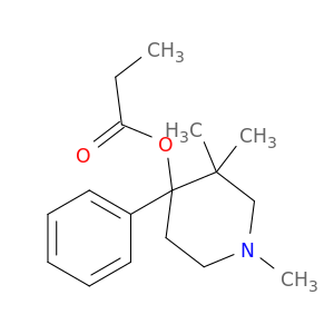1,3,3-Trimethyl-4-phenyl-4-(propionyloxy)piperidine