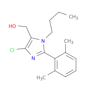 1H-Imidazole-5-methanol, 1-butyl-4-chloro-2-(2,6-dimethylphenyl)-
