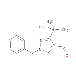1-苯甲基-3-叔-丁基-1H-吡唑-4-甲醛
