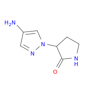 3-(4-Amino-1H-pyrazol-1-yl)pyrrolidin-2-one