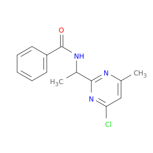 Benzamide, N-[1-(4-chloro-6-methyl-2-pyrimidinyl)ethyl]-