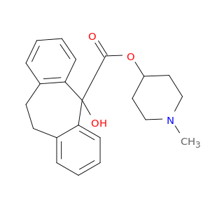 5H-Dibenzo[a,d]cycloheptene-5-carboxylicacid, 10,11-dihydro-5-hydroxy-, 1-methyl-4-piperidinyl ester