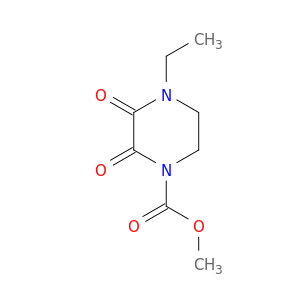 1-Piperazinecarboxylic acid, 4-ethyl-2,3-dioxo-, methyl ester