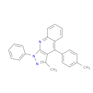 1H-Pyrazolo[3,4-b]quinoline, 3-methyl-4-(4-methylphenyl)-1-phenyl-