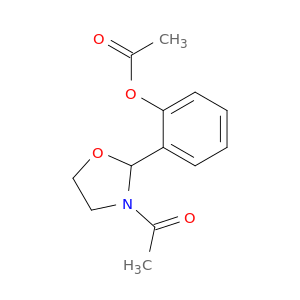 Oxazolidine, 3-acetyl-2-[2-(acetyloxy)phenyl]-