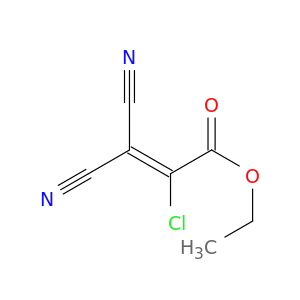 2-Propenoic acid, 2-chloro-3,3-dicyano-, ethyl ester
