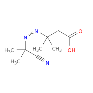 Butanoic acid, 3-[(1-cyano-1-methylethyl)azo]-3-methyl-