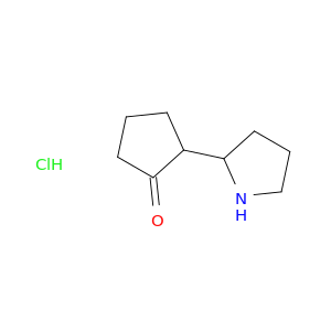 2-(pyrrolidin-2-yl)cyclopentan-1-one hydrochloride