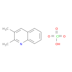 Quinoline, 2,3-dimethyl-, perchlorate