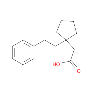 2-(1-苯乙基环戊基)乙酸
