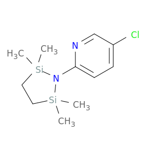 Pyridine, 5-chloro-2-(2,2,5,5-tetramethyl-1-aza-2,5-disilacyclopent-1-yl)-