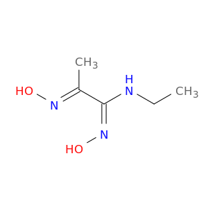 Propanimidamide, N-ethyl-N'-hydroxy-2-(hydroxyimino)-, (E,E)-