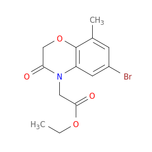 Ethyl 2-(6-bromo-8-methyl-3-oxo-2H-benzo[b][1,4]oxazin-4(3H)-yl)acetate