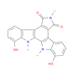 5H-Indolo[2,3-a]pyrrolo[3,4-c]carbazole-5,7- (6H)-dione,12,13-dihydro-1,11-dihydroxy-