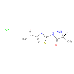 (2R)-N-(4-Acetyl-1,3-thiazol-2-yl)-2-aminopropanamide Hydrochloride