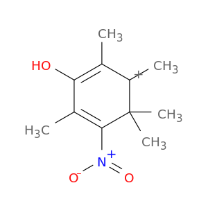 Cyclohexadienylium, 3-hydroxy-1,2,4,6,6-pentamethyl-5-nitro-