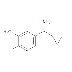 Cyclopropyl(4-fluoro-3-methylphenyl)methanamine