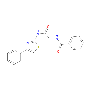 Benzamide, N-[2-oxo-2-[(4-phenyl-2-thiazolyl)amino]ethyl]-