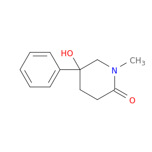 2-Piperidinone, 5-hydroxy-1-methyl-5-phenyl-
