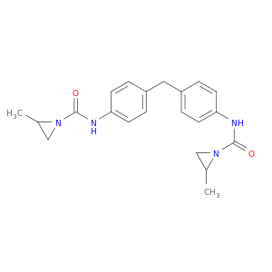 2-methyl-N-[4-[[4-[(2-methylaziridine-1-carbonyl)amino]phenyl]methyl]phenyl]aziridine-1-carboxamide