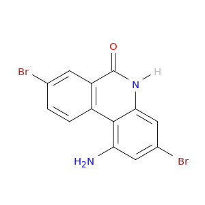 6(5H)-Phenanthridinone,1-amino-3,8-dibromo-