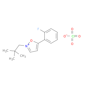 Isoxazolium, 2-(2,2-dimethylpropyl)-5-(2-fluorophenyl)-, perchlorate (1:1)