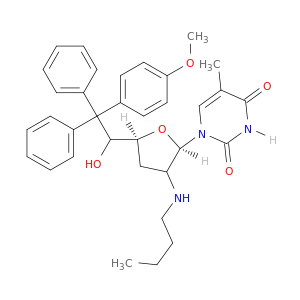 2'-(N-BUTYLAMINO)-5'-(4-METHOXYTRITYL)-3'-DEOXYTHYMIDINE