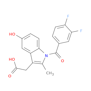 1H-Indole-3-acetic acid, 1-(3,4-difluorobenzoyl)-5-hydroxy-2-methyl-