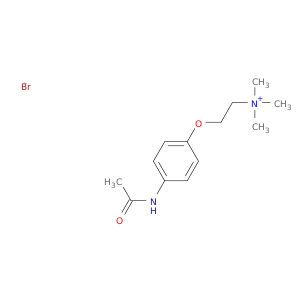 2-(4-乙酰氨基苯基)-N,N,N-三甲基乙基溴化铵