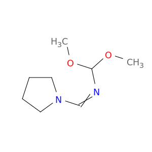 Pyrrolidine, 1-[[(dimethoxymethyl)imino]methyl]-