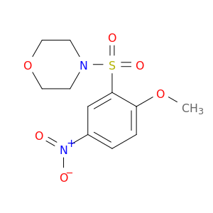 4-[(2-Methoxy-5-nitrobenzene)sulfonyl]morpholine
