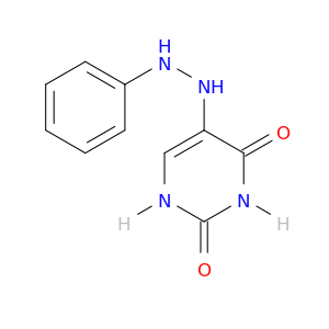 2,4(1H,3H)-Pyrimidinedione,5-(2-phenylhydrazinyl)-