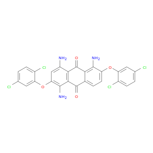 9,10-Anthracenedione, 1,4,5-triamino-2,6-bis(2,5-dichlorophenoxy)-