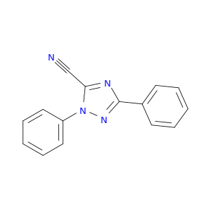 1H-1,2,4-Triazole-5-carbonitrile, 1,3-diphenyl-